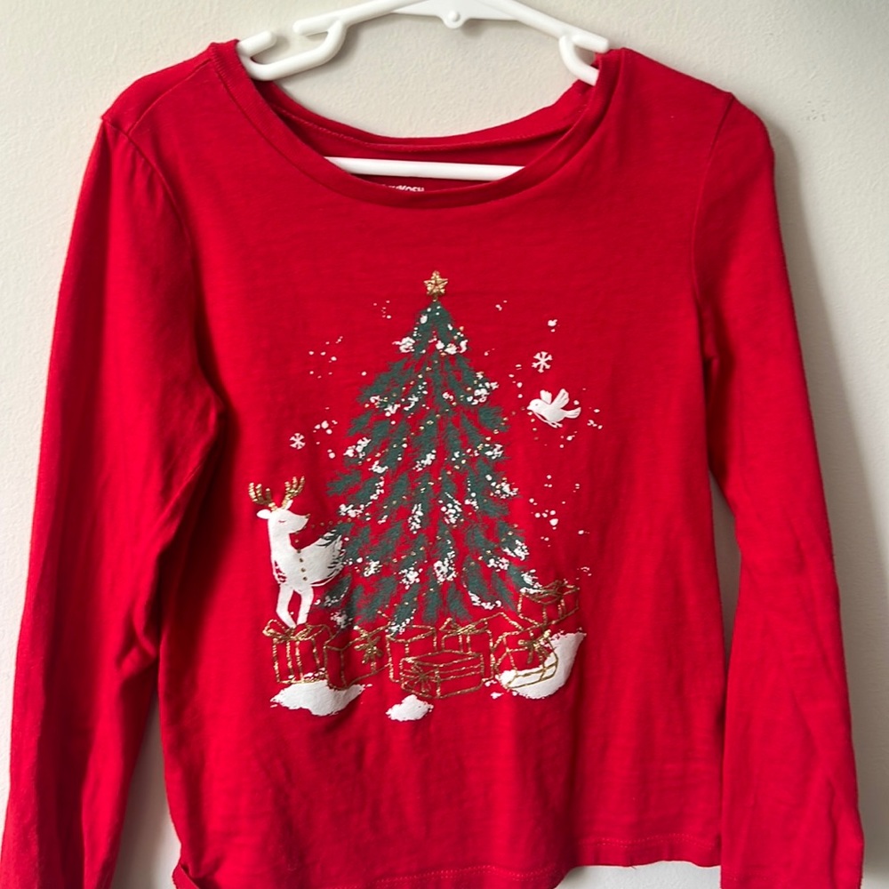 Girls Xmas LongSleeve Shirt